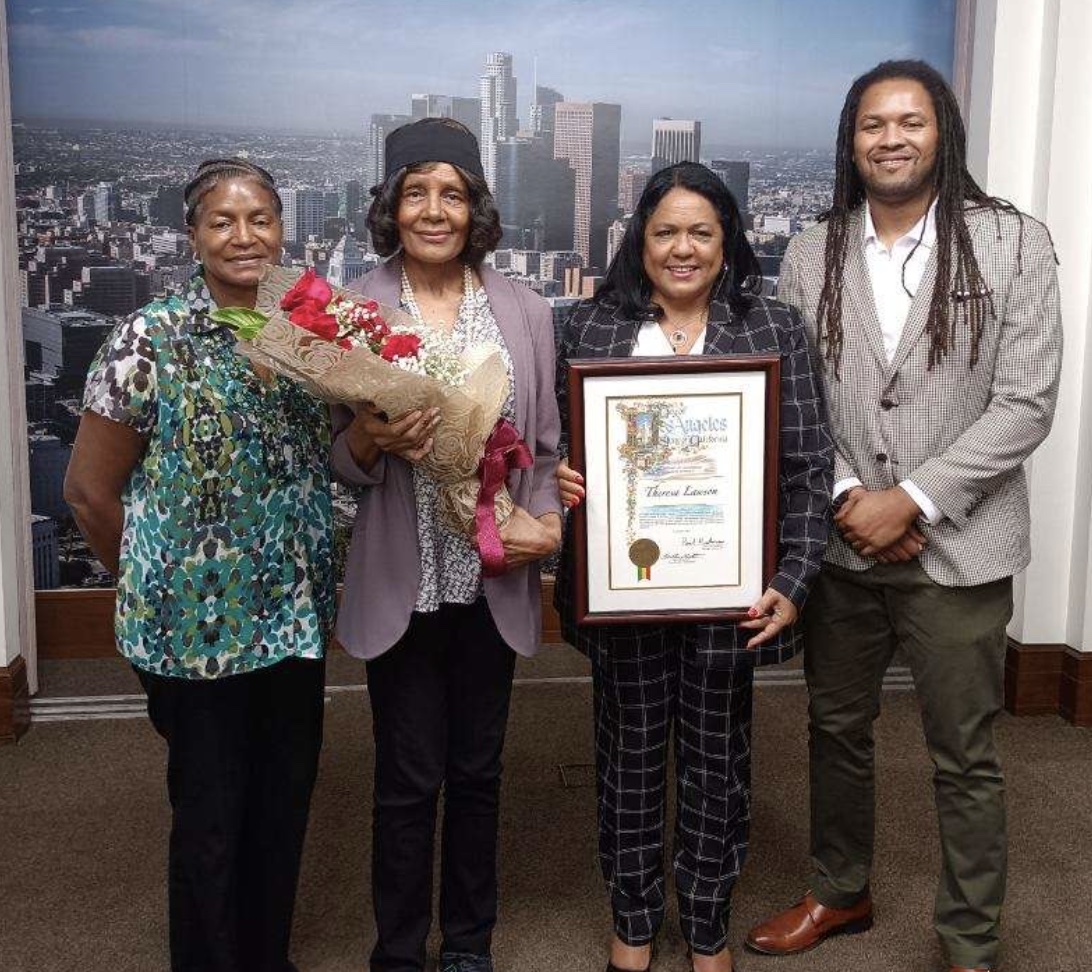 Councilwoman Hutt Presents Veteran’s Day Salute to Sergeant Theresa Lawson