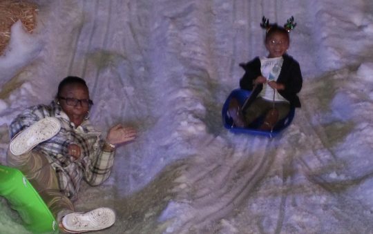 CD 10 Holds Free Leimert Park Snow Night Event with 120 Tons of Snow