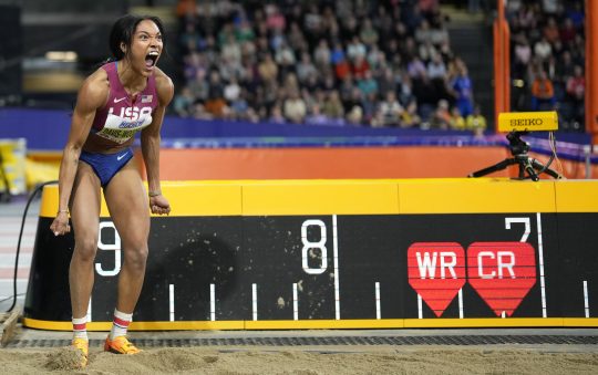 Olympic long jumper Davis-Woodhall sees new commitment lead to new color of medals — gold