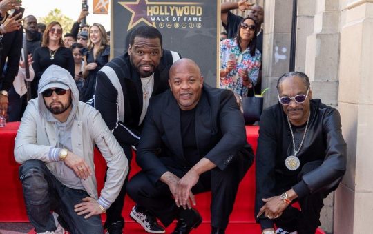 Dr. Dre Receives Star on Hollywood Walk of Fame