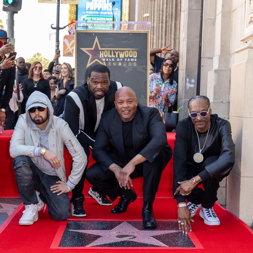 Dr. Dre Receives Star on Hollywood Walk of Fame