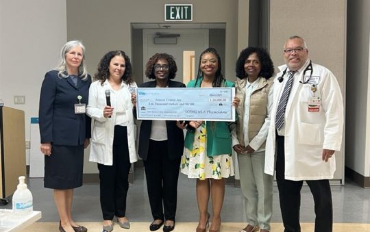 Kaiser Physicians Donate $10,000 to Domestic Violence Prevention and Intervention