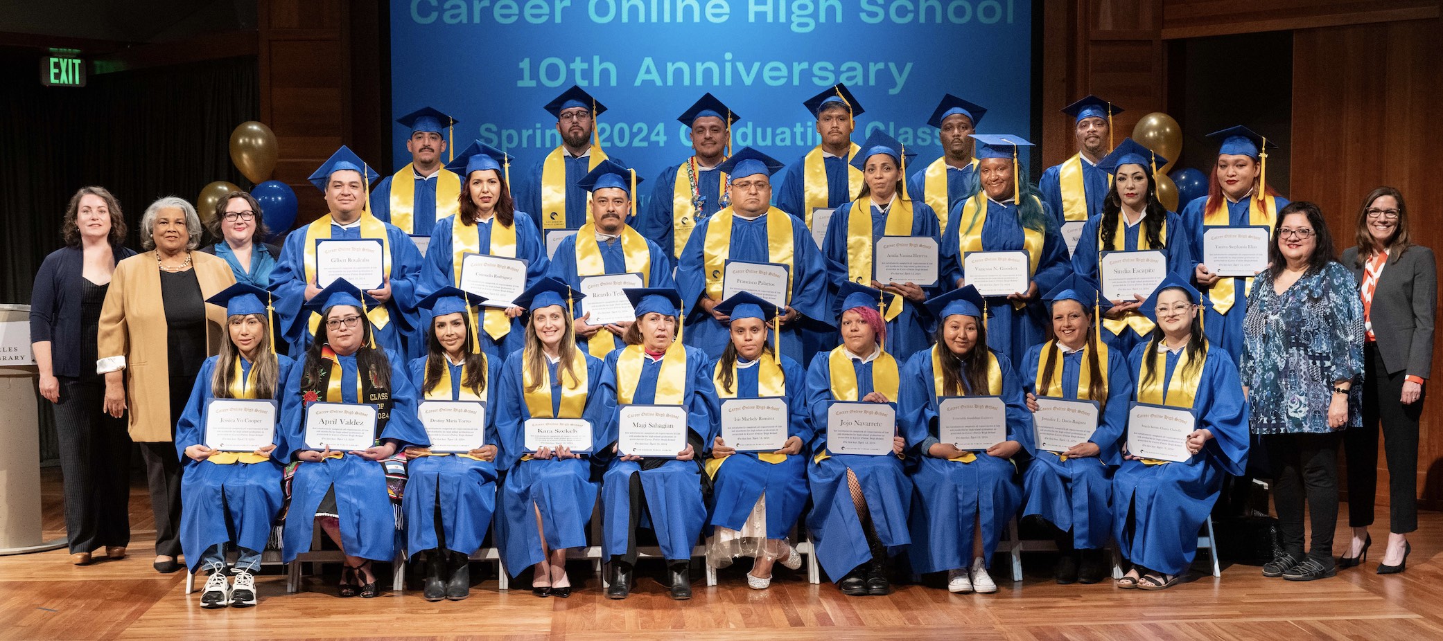 LAPL Celebrates Career Online High School with Spring Graduation Ceremony