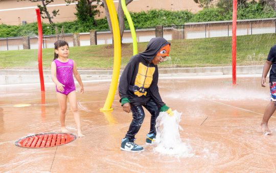 CD 10 and Rec & Parks Unveil Gregory Horn Splash Pad at Jim Gilliam Park