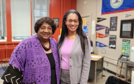 California Secretary of State Shirley N. Weber Visits Manual Arts High School