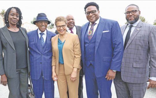 Watts Area Ministers Host Mayor Karen Bass