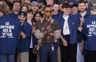 Pharrell at Louis Vuitton celebrates the diversity of human skin in Paris UNESCO show