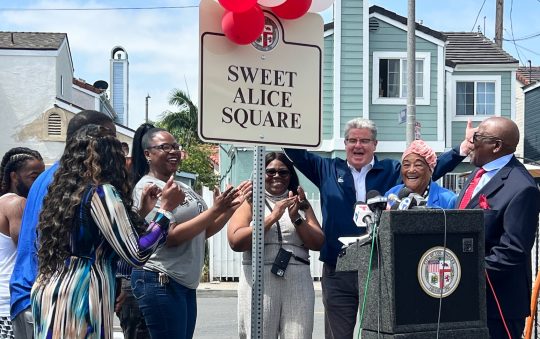 Intersection Dedicated for Watts Activist ‘Sweet Alice’