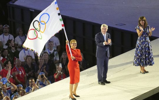 Making Olympic History in Paris, Mayor Bass Keeps Eye on 2028 Games in L.A.  