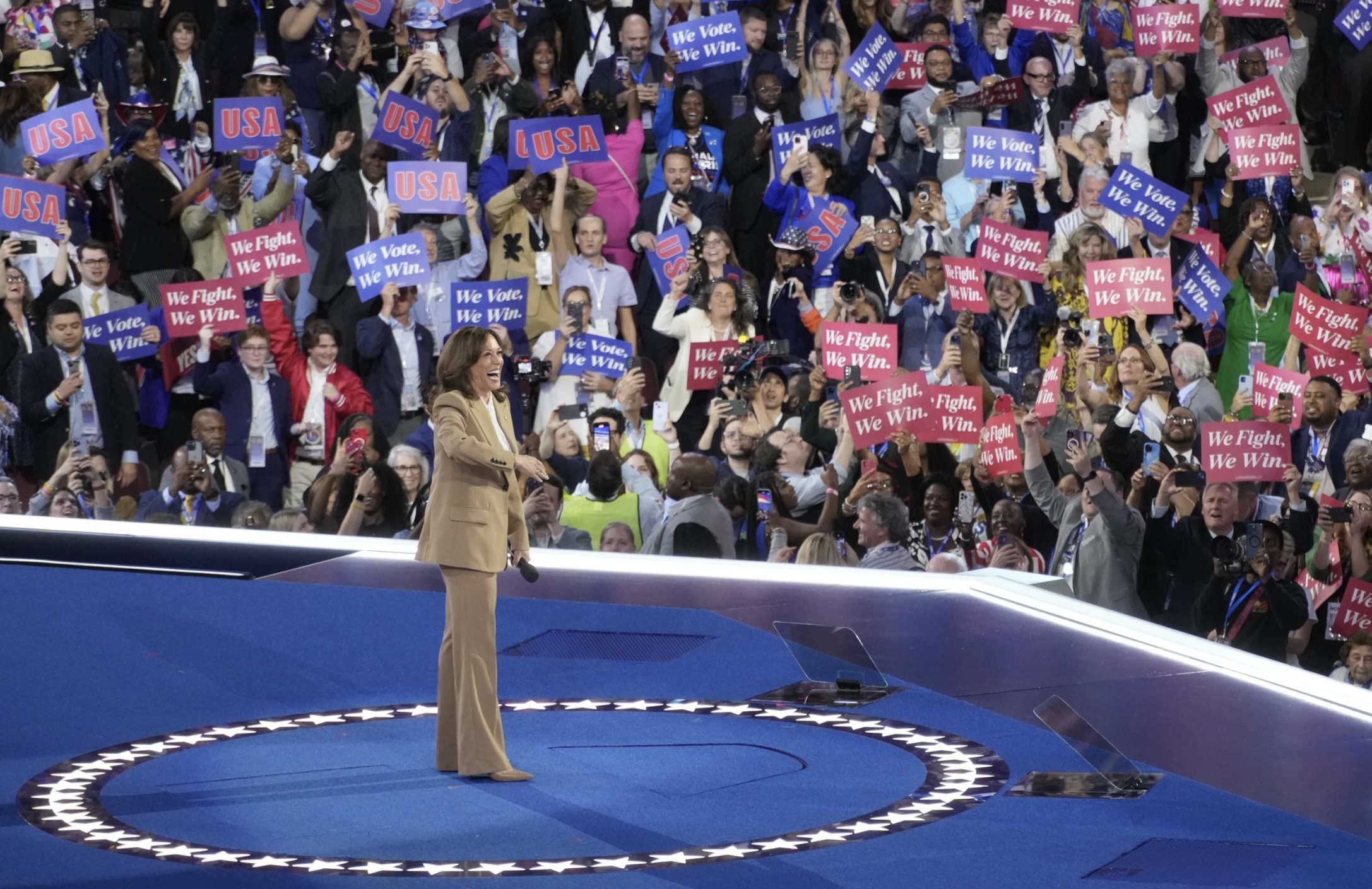 Barack, Michelle, and DNC Delegates Overwhelmingly Support Kamala Harris 