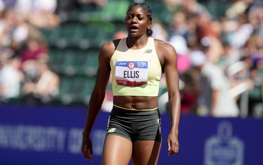 Kendall Ellis rides porta potty mishap to a deal with a toilet paper company, and a trip to Olympics