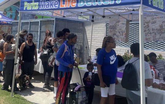 City of Compton, I.C.E.H.O.T, and Key of Knowledge CDC Hold Back to School Giveaway