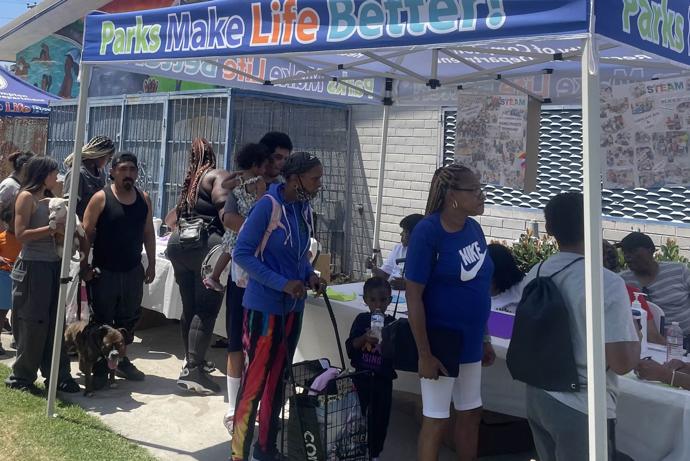 City of Compton, I.C.E.H.O.T, and Key of Knowledge CDC Hold Back to School Giveaway