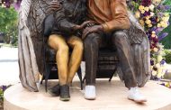 New Downtown Sculpture Honors Kobe and Gianna Bryant and Their Love of Basketball And Family