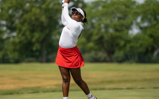 Howard Golfer Marley Franklin is in Full Swing