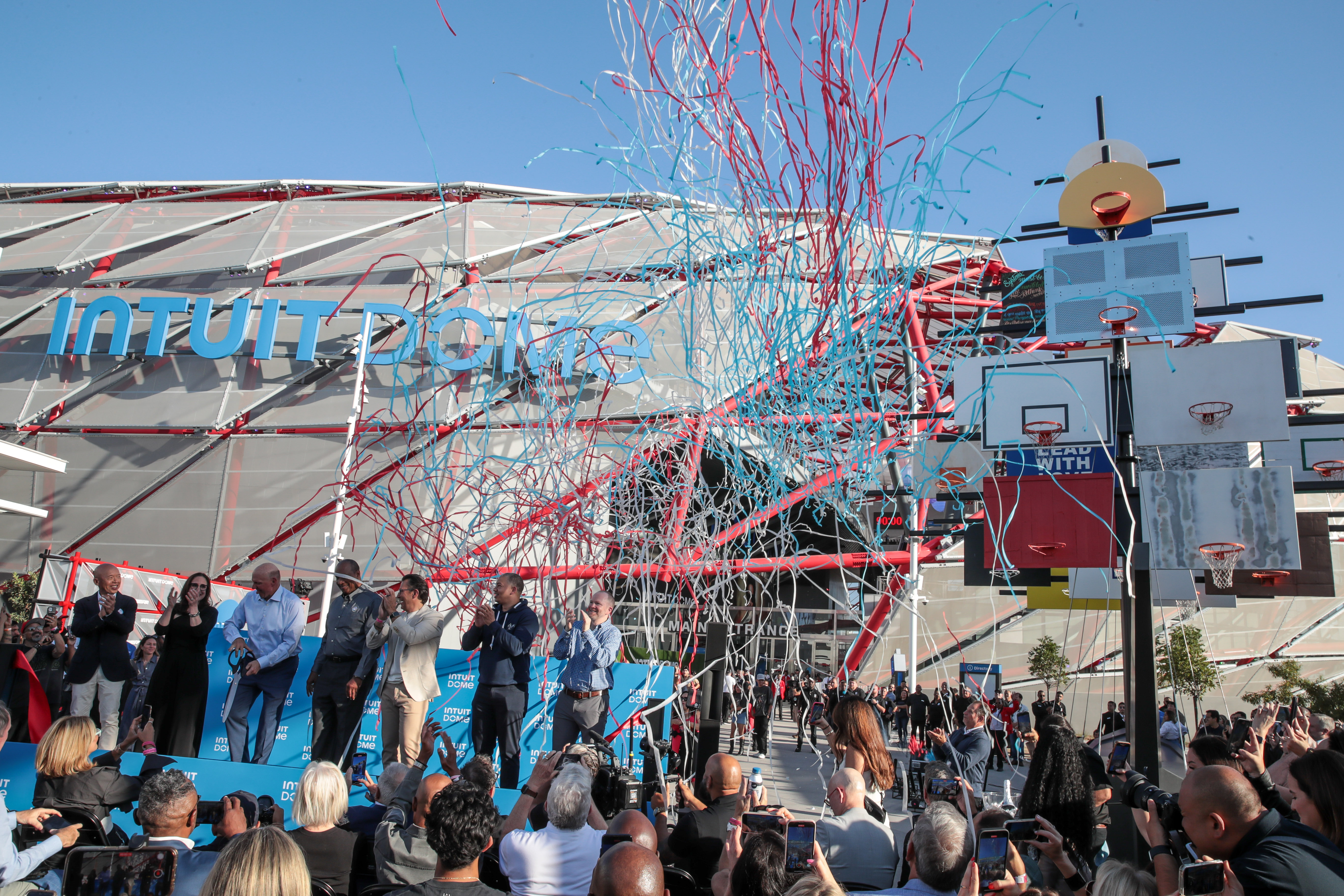 The Stars Came Out For The Intuit Dome Grand Opening 