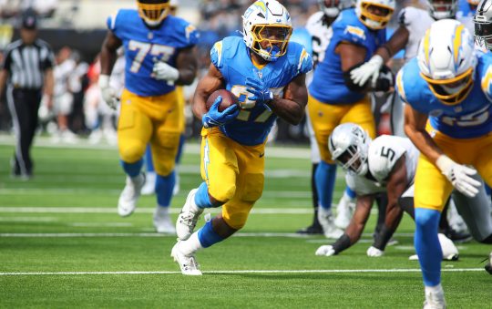 Chargers Outrun Raiders in Season Opener