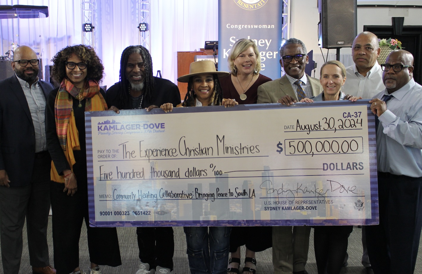 Kamlager-Dove Presents $1M in Grants to South L.A. Organizations Tackling Community Violence