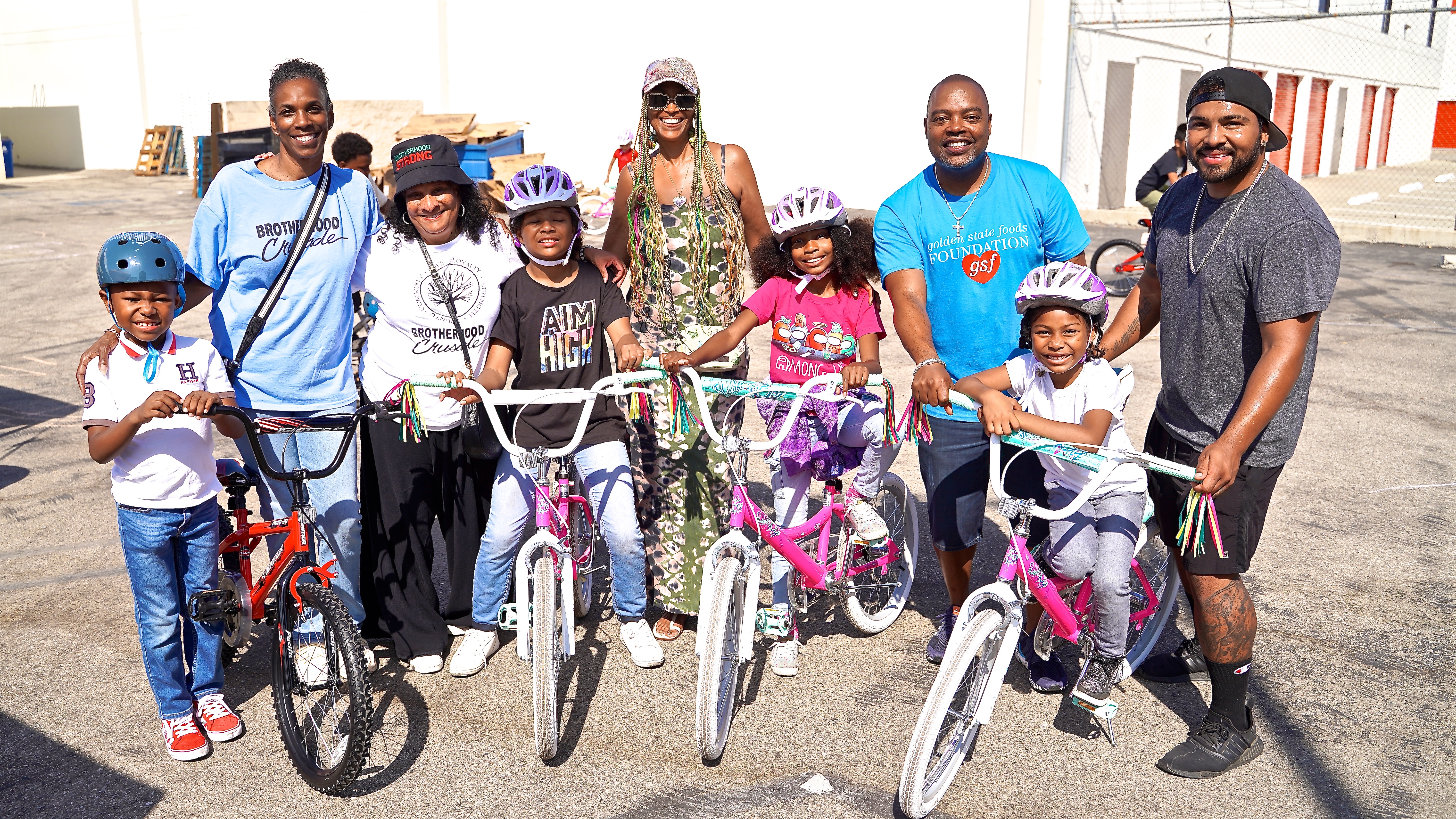 Brotherhood Crusade Gives Away Bikes to Community Youth 