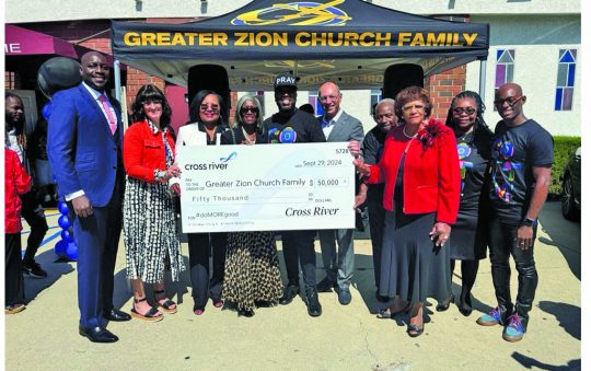 Cross River Supports Greater Zion’s ‘Young Visionaries’ Program with $50,000