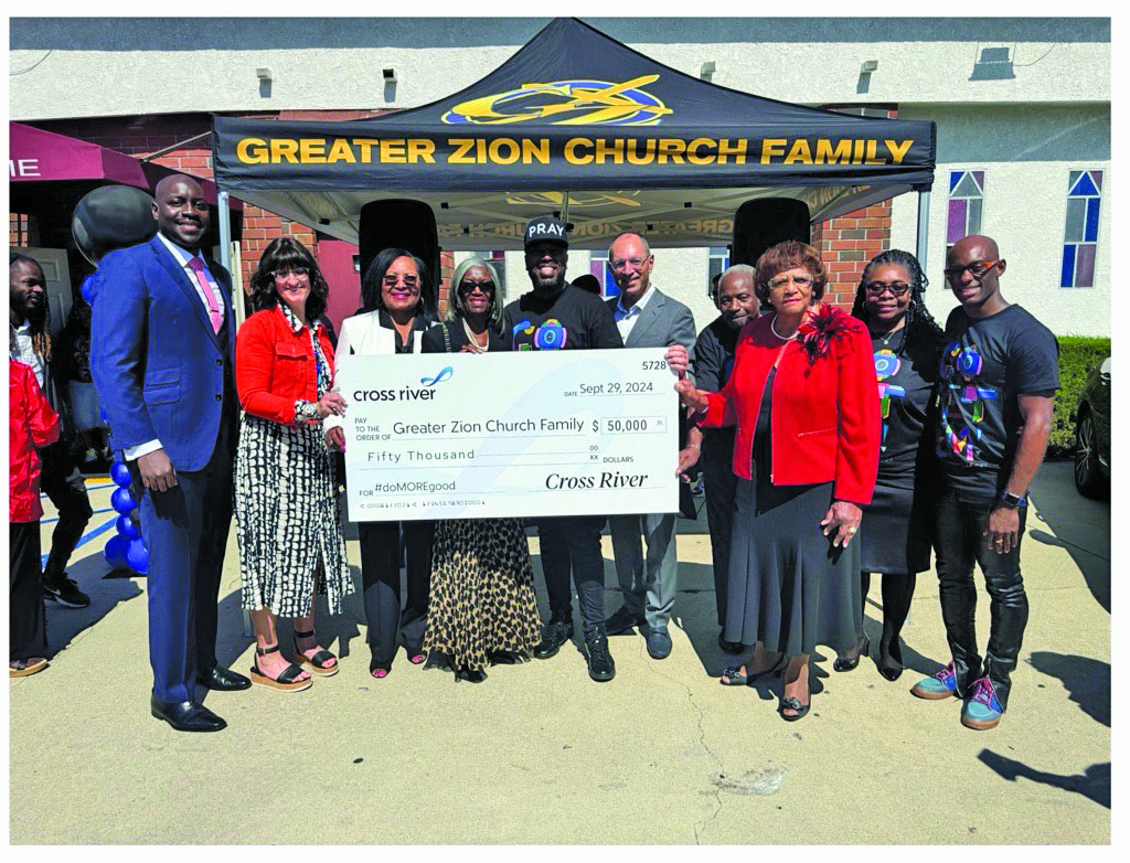 Cross River Supports Greater Zion’s ‘Young Visionaries’ Program with $50,000