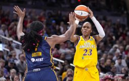 Azurá Stevens Receives WNBA Cares Community Assist Award