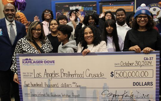 Kamlager-Dove Secures $500K for Youth Anti-Recidivism Initiative in South L.A.