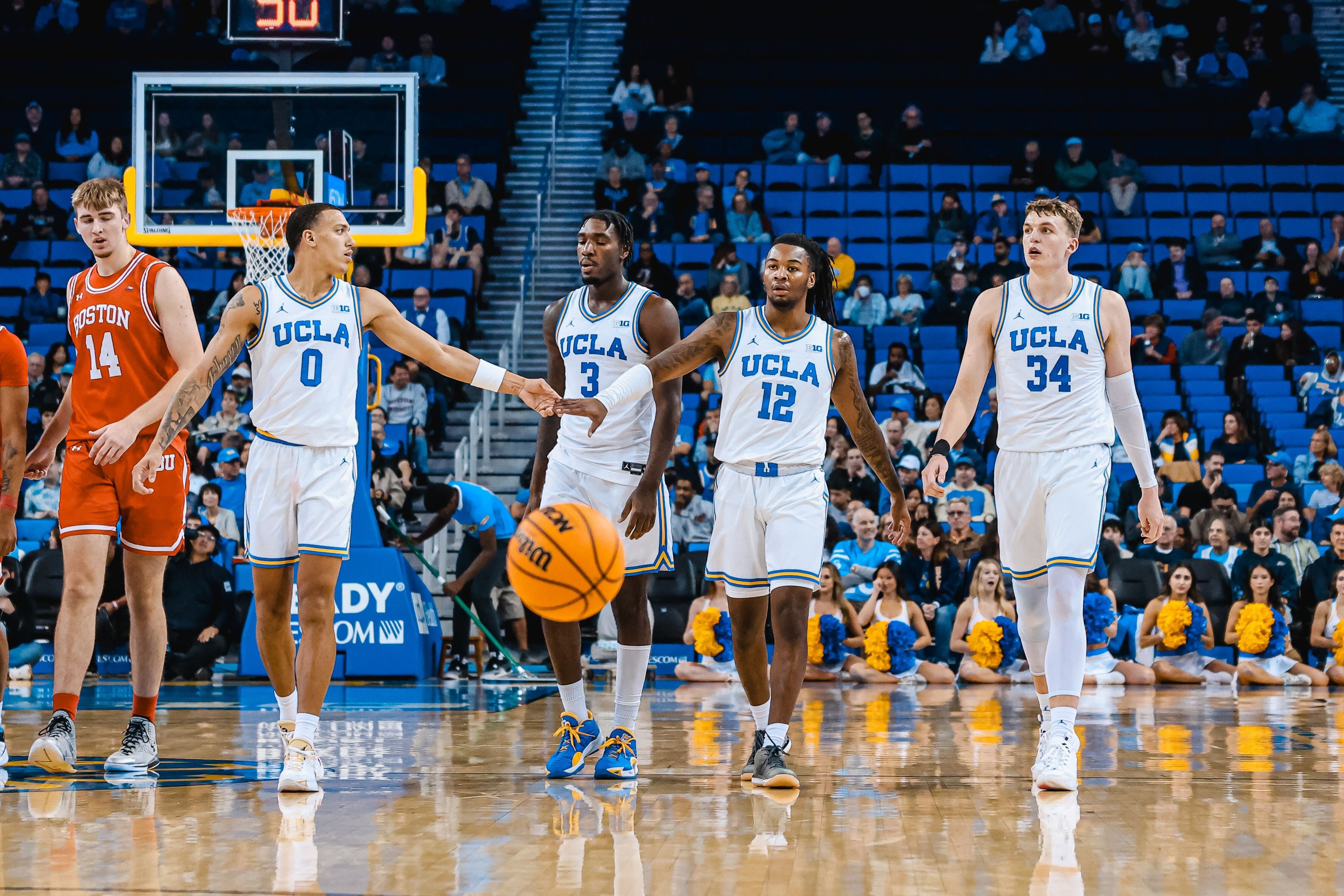 UCLA Men’s Basketball Forces 28 Turnovers; Defeats Boston University 71-40